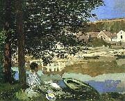 On the Bank of the Seine, Bennecourt, 1868 Claude Monet